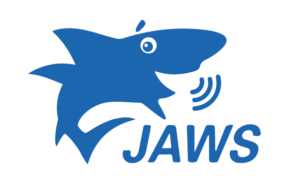 The image shows the logo of JAWS.